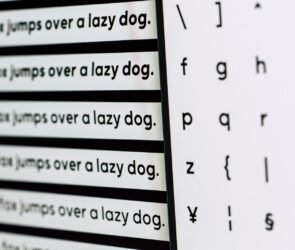 white surface with letters and words